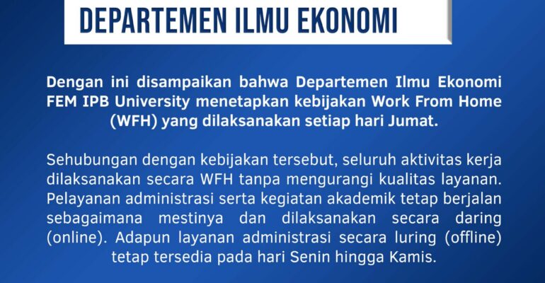Pengumuman WFH