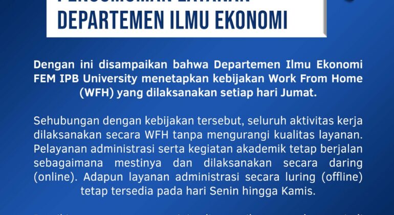 Pengumuman WFH